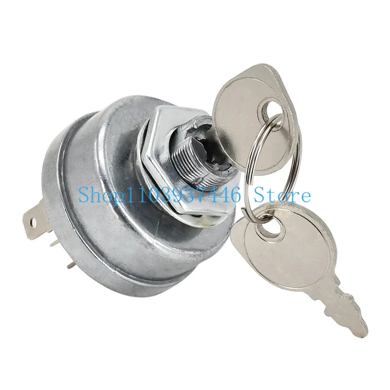 Ignition Switch with Keys 103-0206 104-2541 109-4736 88-9830 Compatible with Lawn Mower Z500 Series