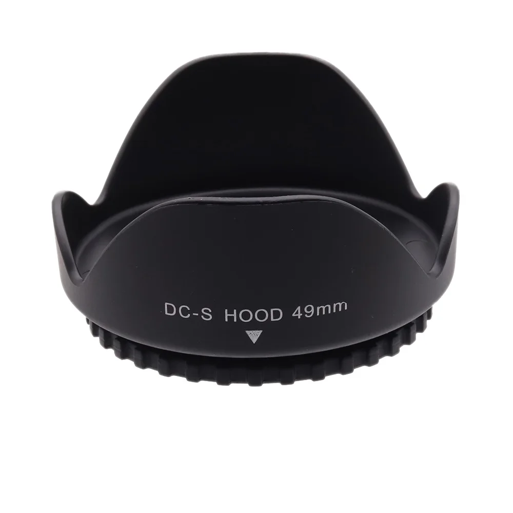 

Professional Camera Lens Hoods Set Multi-Size 49 52 55 58 62 67 72 77 82mm Screw Type Petal Shape Anti Glare Protect