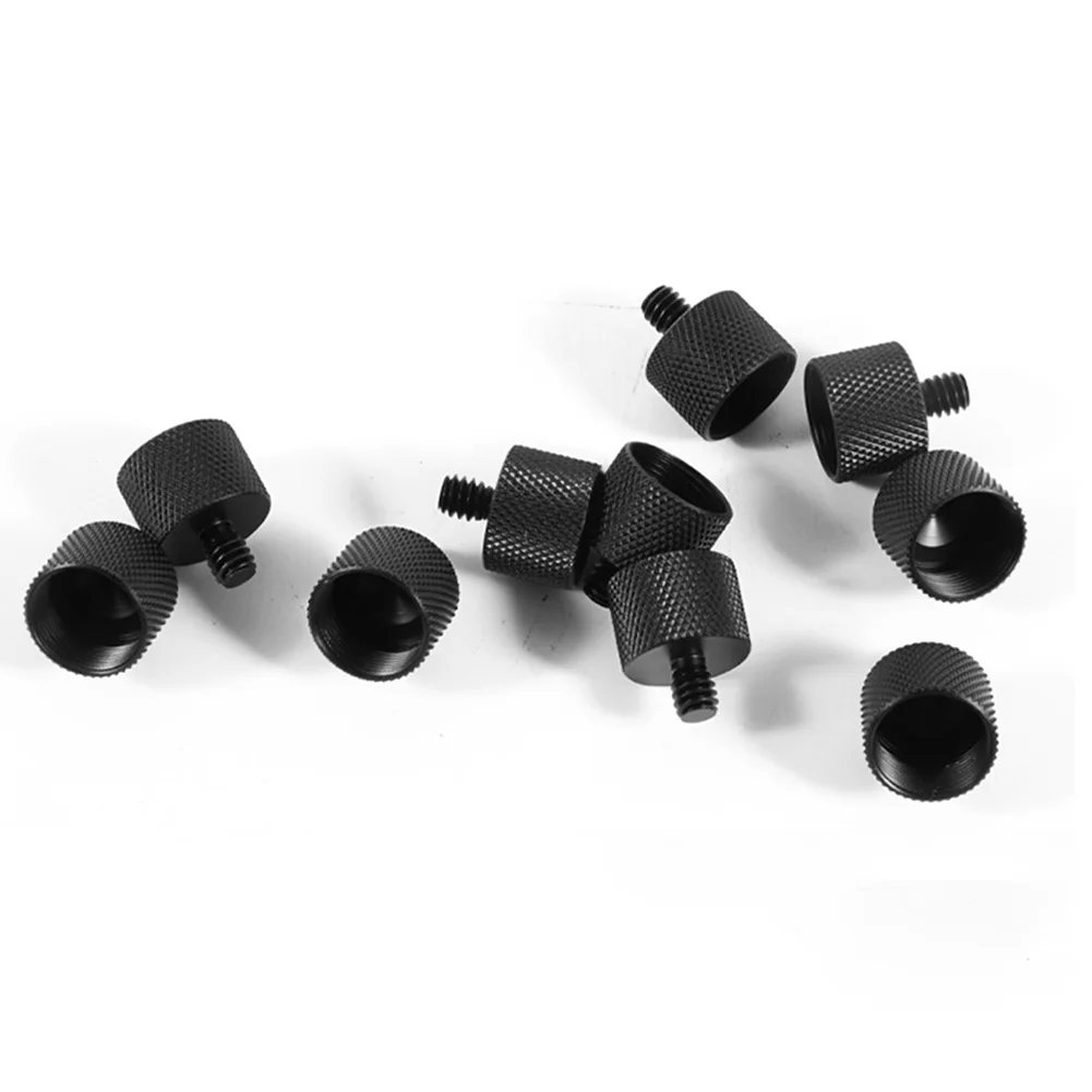 Male to Female Screw Mount Adapter for Camera Tripod Black 14 to 38 Easy Conversion and Transfer Fine Workmanship