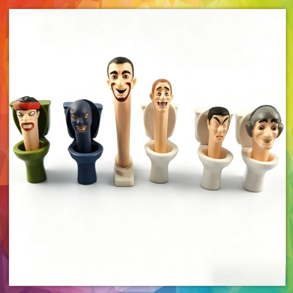 Figura de Hombre Altavoz de Skibidi TV - Muñeco de Acción de Cámara, Juguete Divertido, Decoraciones Coleccionables de PVC para el Hogar