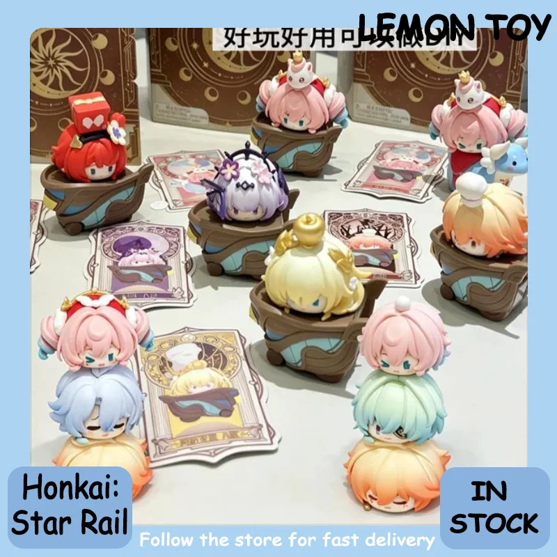 

Genuine Honkai：Star Rail Amphoreus Sage Of Heroes Q-Topping 1.0 Series Blind Box Mini Doll Super Stacking Game Gifts