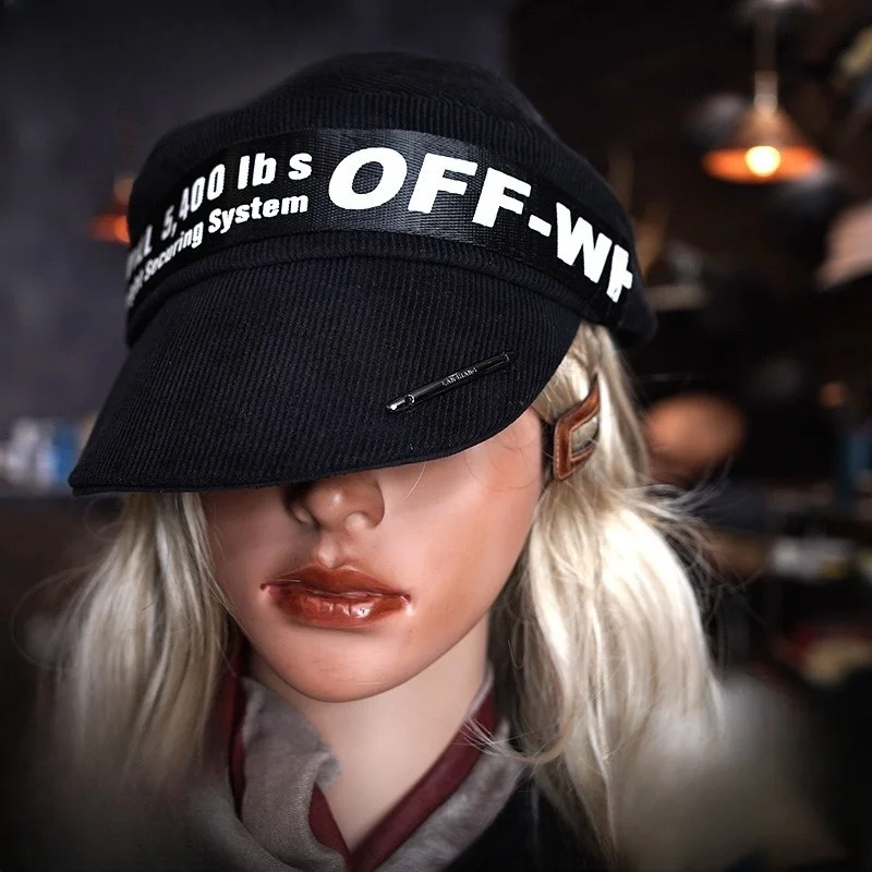 

Retro Beret women fashion casual octagon newsboy hat literary