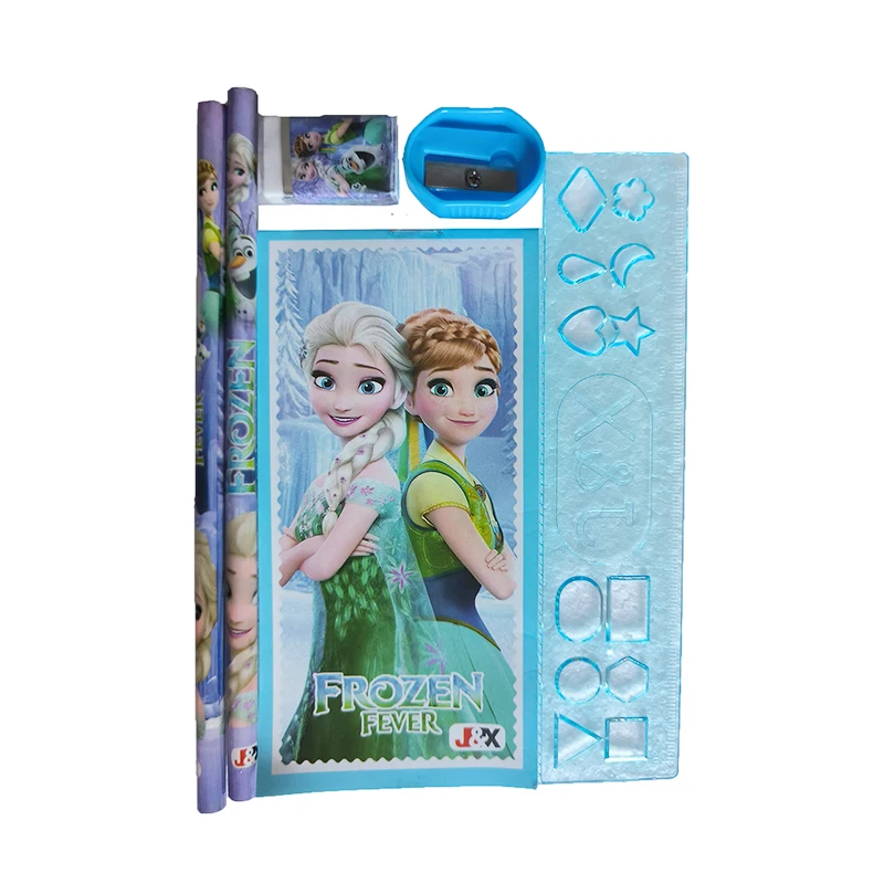 Disney Frozen pencil case set forniture scolastiche per bambini set di cancelleria cartoon boys girls pencil case set di matite