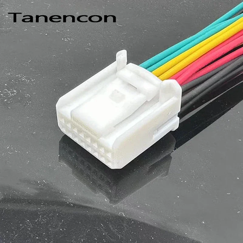 1 Set 16 Pin 0.7 Male Female Automotive Audio Navigation Rearview Wire Connectors Plug for Nissan Toyota Kia 1473410-1 1318386-1