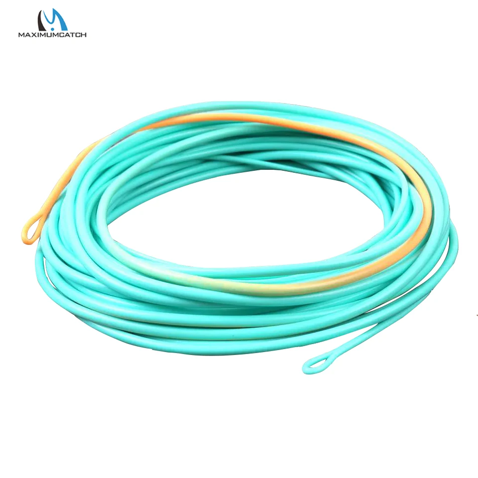 

MAXIMUMCATCH Sk perfil Shooting Head Fly Line 17-29 футов 200-650 г со сварными петлями Многоцветная леска Spey Long Casting Fly Fishing Line