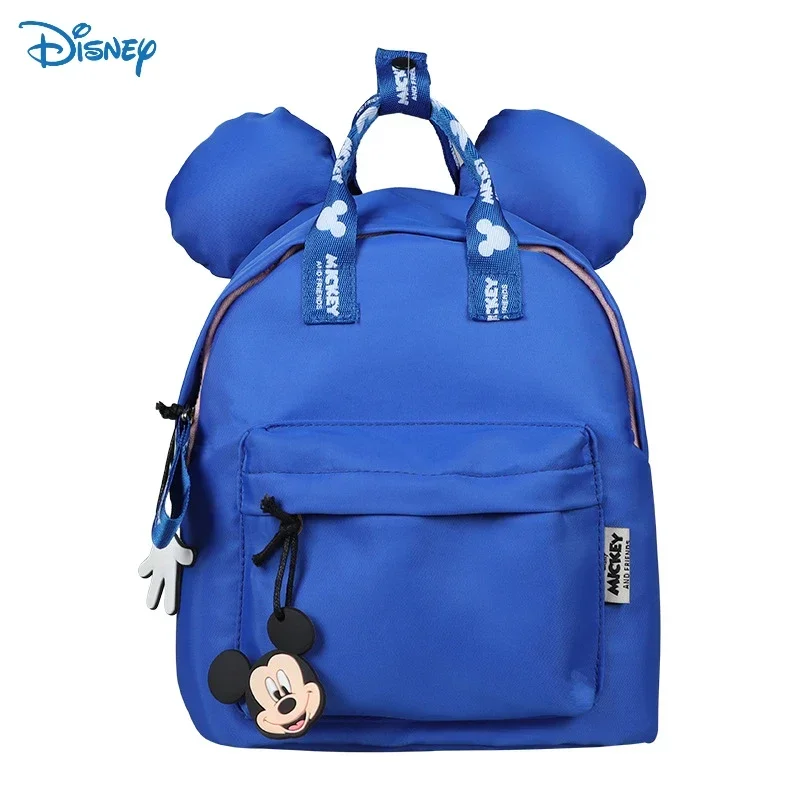 Disney Children's Backpacks Anime Cartoon Mickey Mouse Backpack Kindergarten Fashion Style Waterproof Wear Resistant Backpacks