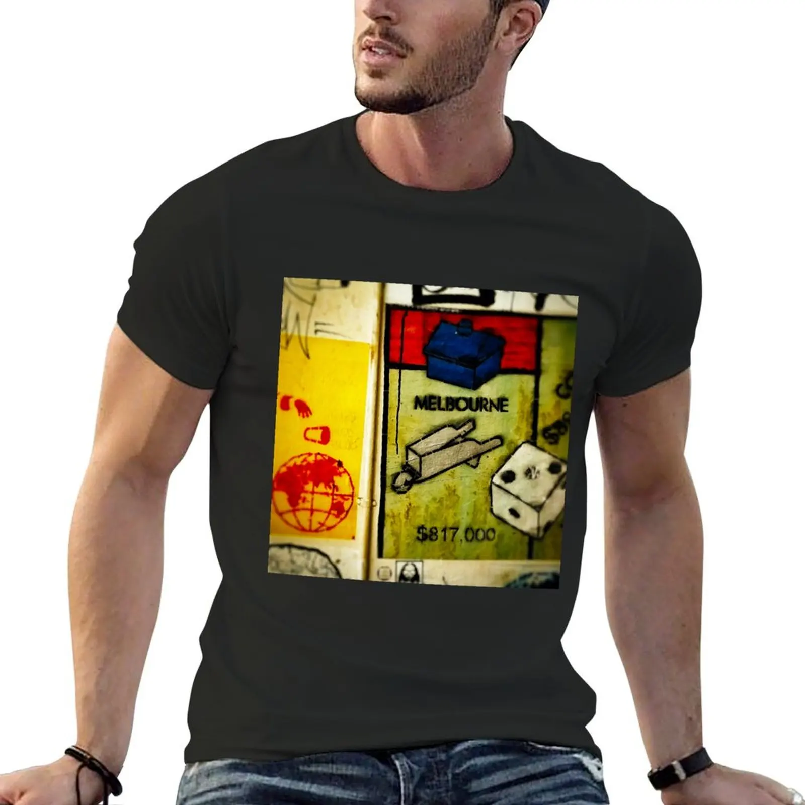 

817 T-Shirt oversized custom shirt graphic t shirts heavyweight t shirts for men