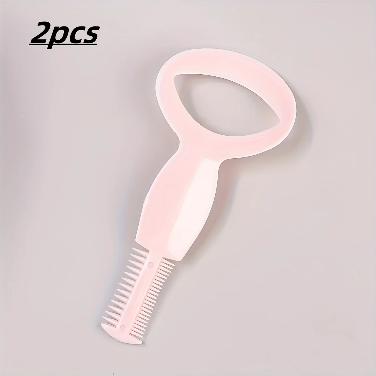 Herramienta para pestañas 3 en 1 de 3 piezas: pinzas y cepillo de doble extremo, mango ergonómico, sin batería, fácil para principiantes