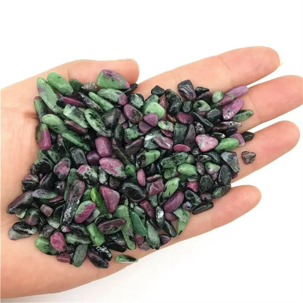 رقائق الأحجار الكريمة روبي زوسيت 3-12 ملم، رقائق روبي زوسيت غير المحفورة، رقائق روبي زوسيت - رقائق الأحجار الكريمة كريستال شبه هبط