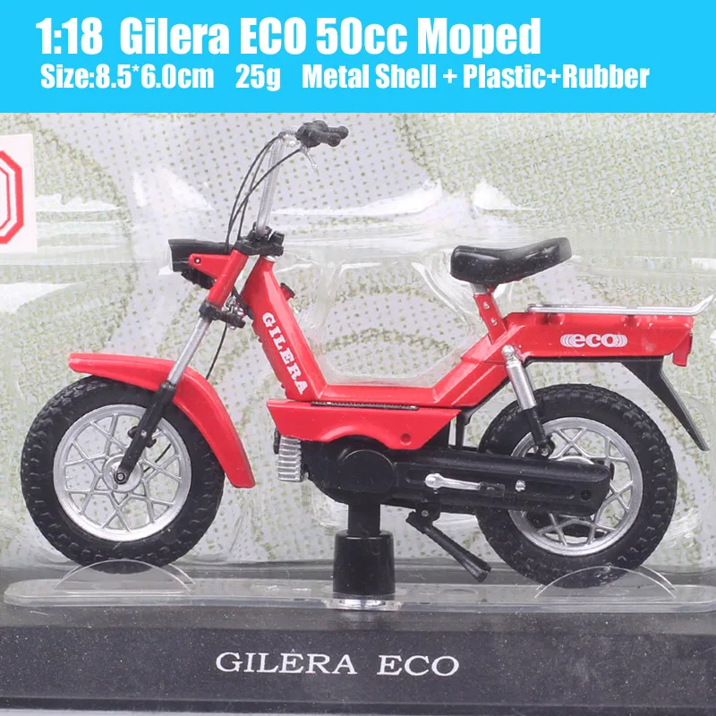 1/18 Scale Tiny Atlas Gilera Trend  ECO CB1 Mofa Moped Model Scooter Bike Diecasts & Toy Vehicles Motorcycle Souvenir Gift