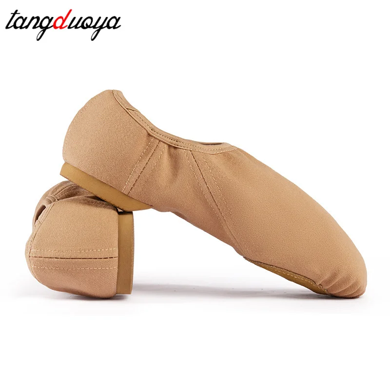 women ballet shoes plus size 44 Stretch cloth Soft Soles jazz dance shoes kids girl Classical Yoga training shoes Women