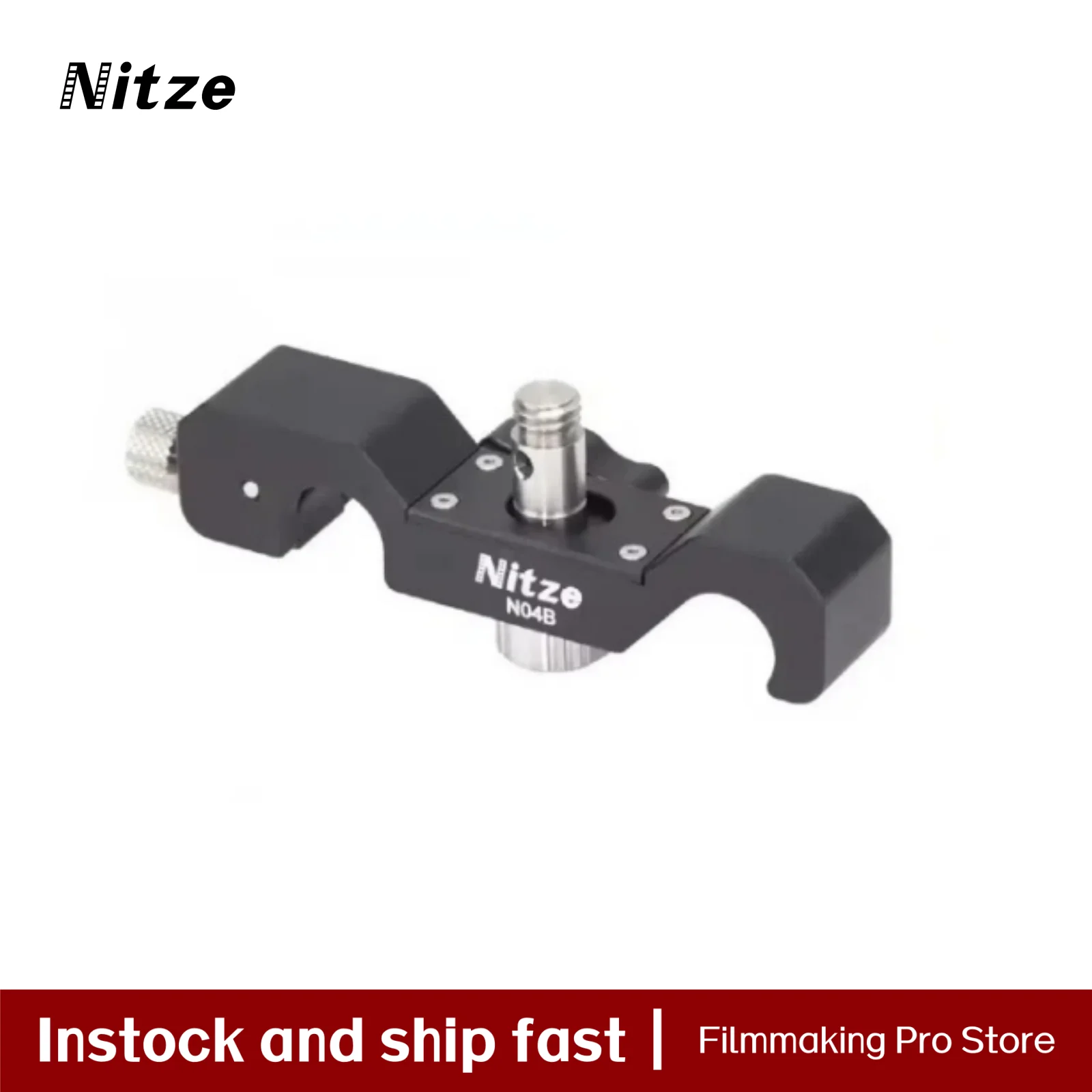 

Nitze 15mm Universal LWS Lens Support with Rolling Y-Bracket and 1/4”, 3/8”and M3 Height Extension Posts