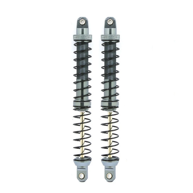 For TRX4 SCX10 90046 1/10 Simulation Of Climbing Car Double-Stage Spring Shock Absorber Metal Oil Shock Absorber