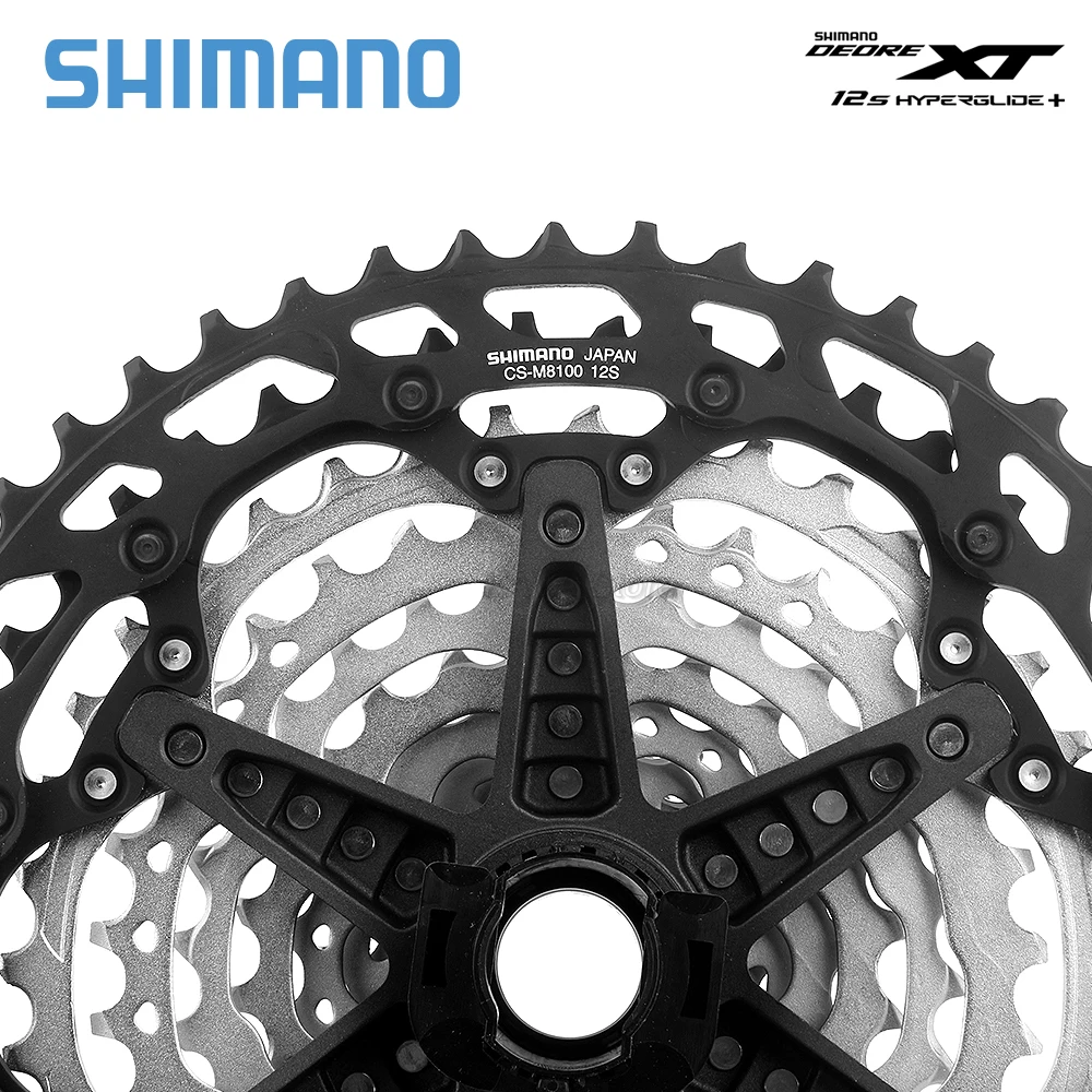 Shimano XT SLX Deore M8100 M7100 M6100 12 Speed Mountain Bike Flywheel 12V K7 12S Sprocket 10-51T Micro Spline Cassette