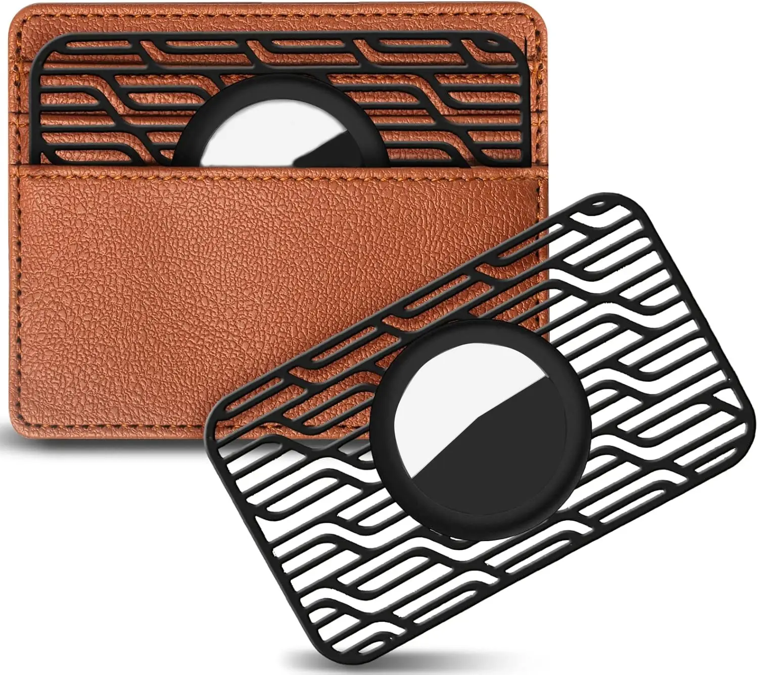 For Apple Airtags Wallet Holder Protective Case Ultra Thin for Air tag Card Tracker Case Anti-lost Wallet Insert Holder Cases