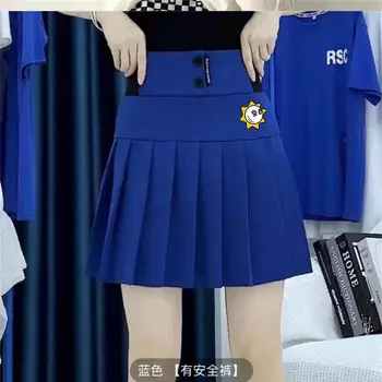 女士夏季網球服兩件套,高腰迷你裙,性感V領運動文胸,吊帶上衣,高爾夫球服短裙,帶口袋 8 最佳銷售 女式短裙 - №4