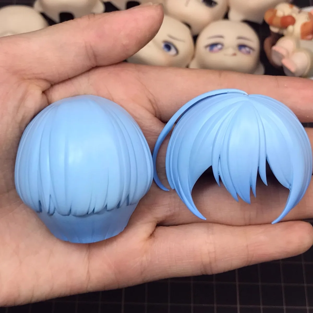 アイスウール Ob11 Hair Doll  GSC Clay Man Accessories Replacement Wig Game Anime Cosplay Toys Gifts