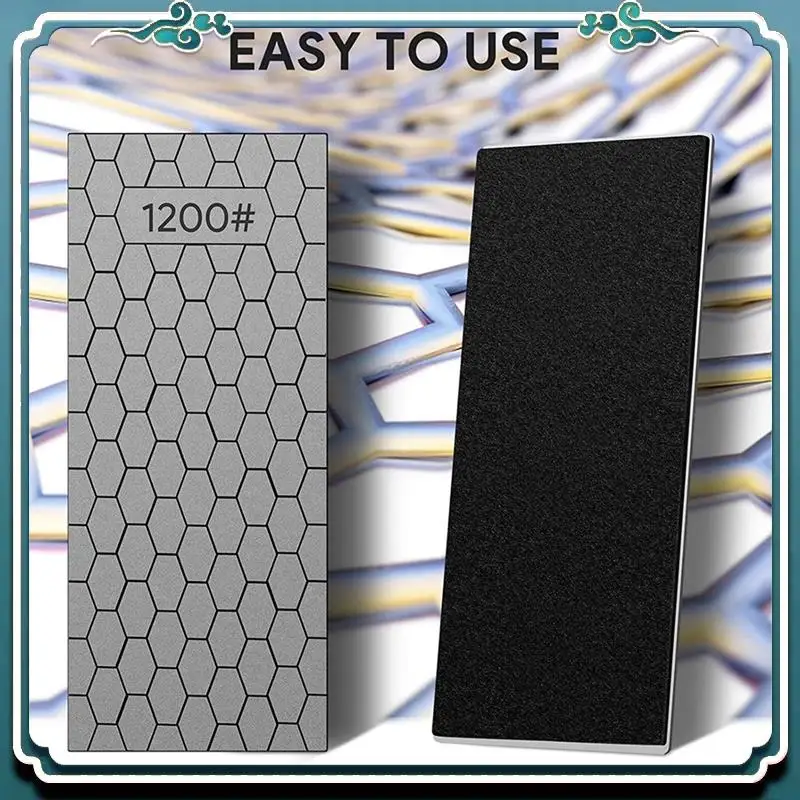 

Надежный набор из 8 алмазных точильных пластин, алмазный точильный камень с сотовой поверхностью, зернистость 400/600/1000/1200