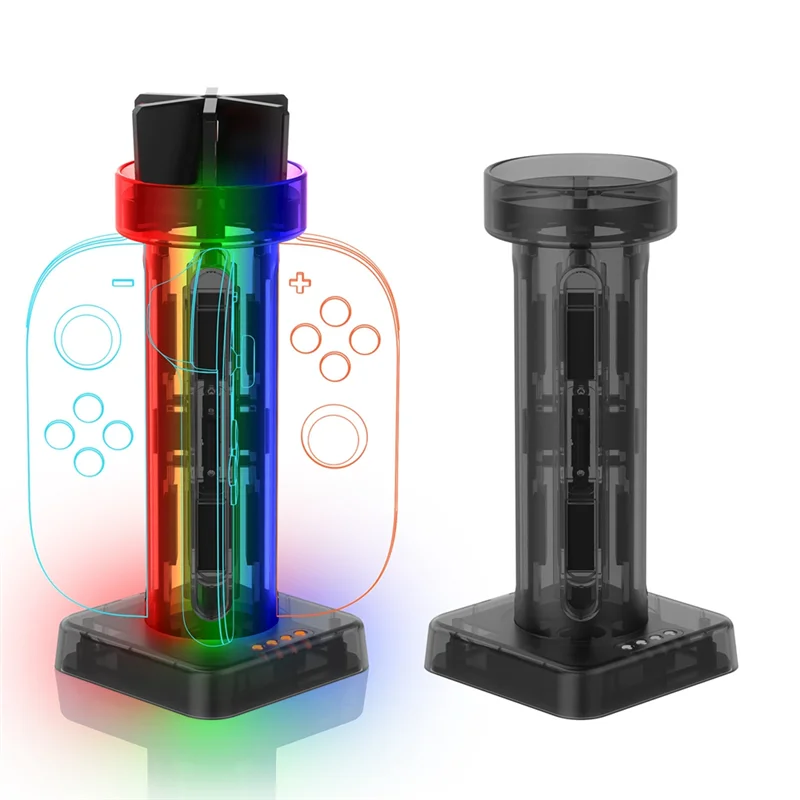 Cassettes Slot Small Handle Charging Base–4-In-1 For NS Game Controller Charging Station For Nintendo Switch 2 B