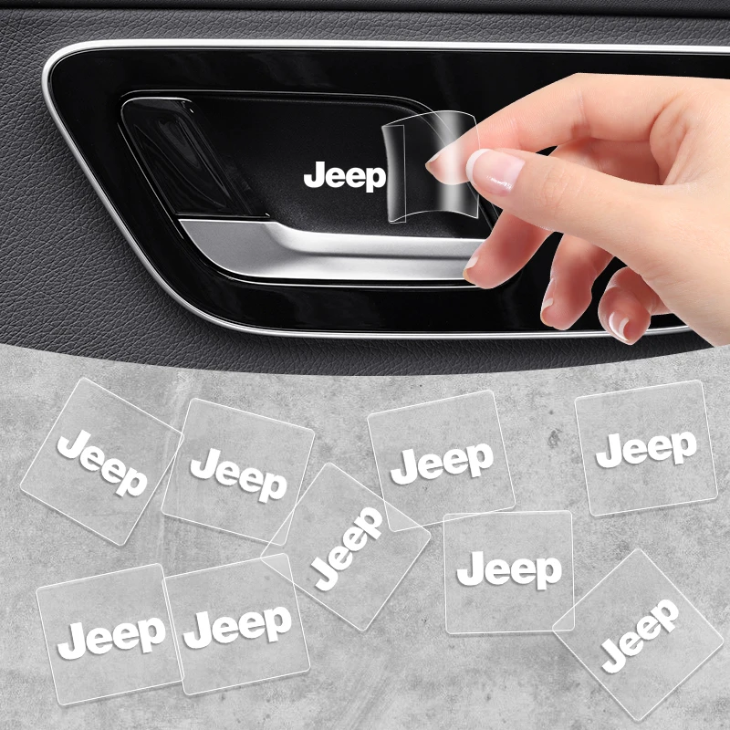 

Car Logo Stickers Door Side Window Body Universal Decal for Jeep Grand Cherokee Wrangler JK Gladiator Compass Renegade Patriot