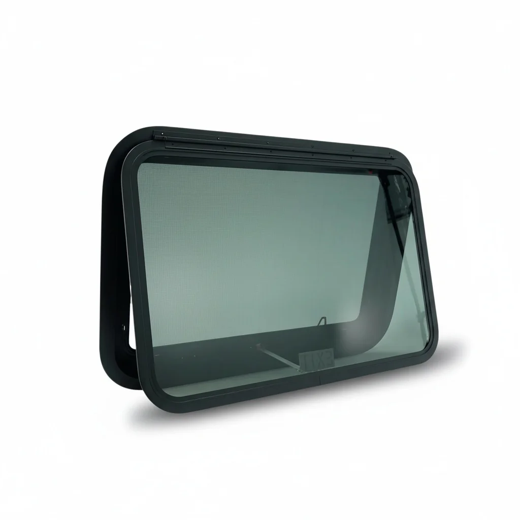 

RV Sliding Window, Aluminum Alloy 762x508mm/30x20 inch Remanufactured Side Window for Camper Trailer, Caravan, Horse Trailer