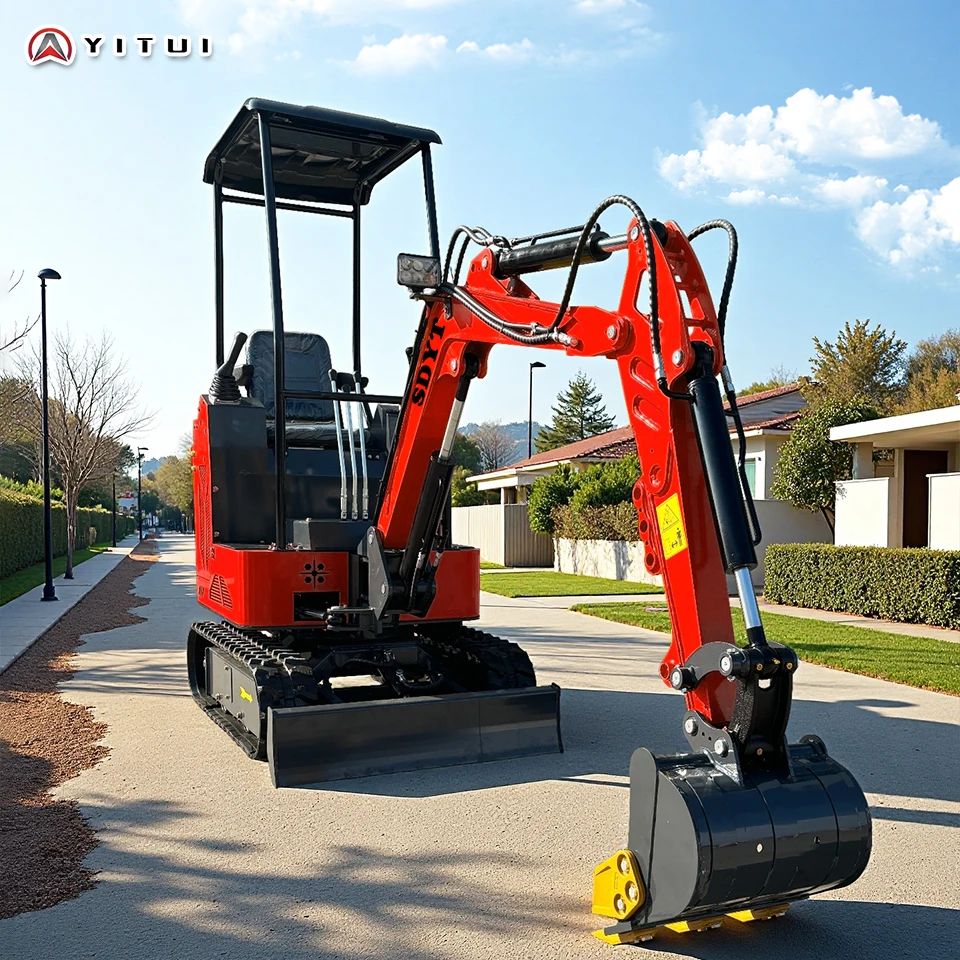 New Kubota Engine Customized Mini Excavator 1.5 Tons High Quality Euro 5 Epa Multi-Purpose Home Mini Excavator
