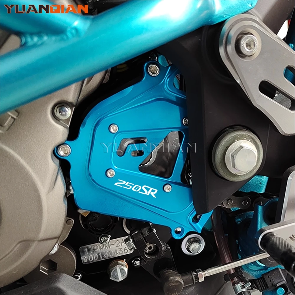 

For CFMOTO CF MOTO 250SR 250 SR ABS 2019 2020 2021 2022 - 2025 Motorcycle Front Sprocket Cover Chain Guard Wheel Crash Protector