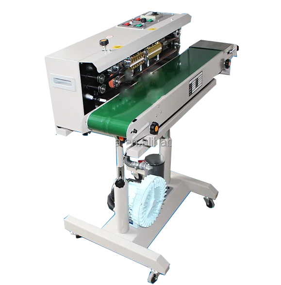 continuous bag sealing machine with air filling