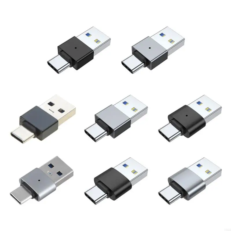 19Q USB3.0 USB3.0 para tipo C Indicador adaptador para enchufe y uso computadora portátil teléfono
