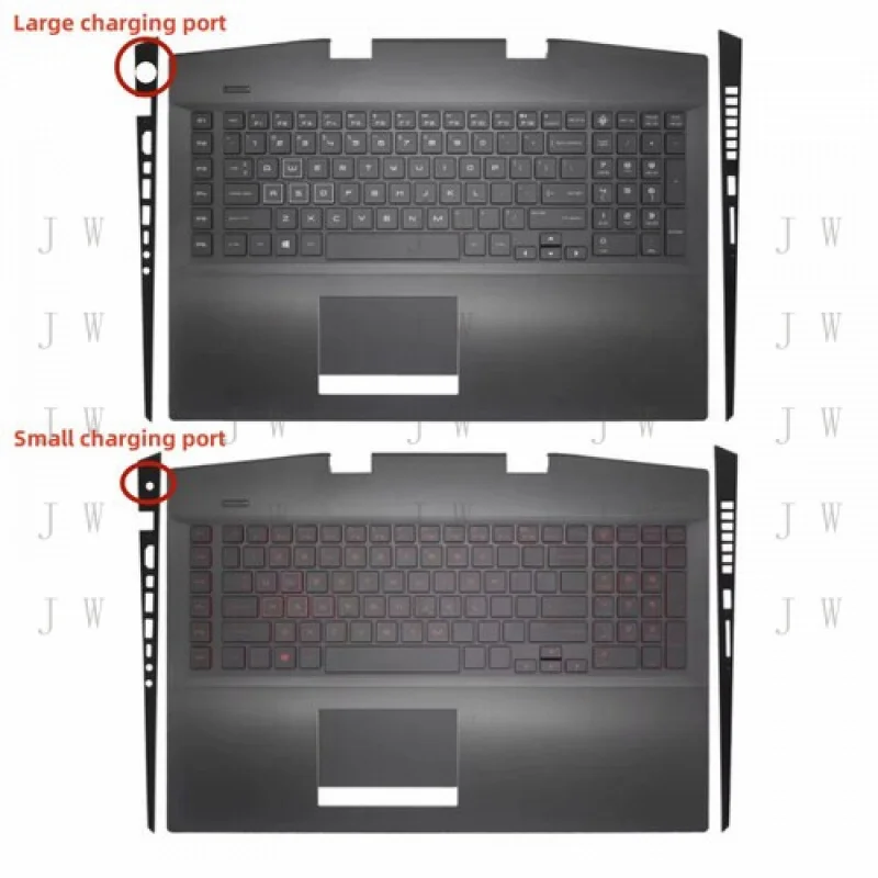 DDZ  New For HP Omen Plus 17-CB TPN-C144 Palmrest Upper Case Cover Backlit Keyboard