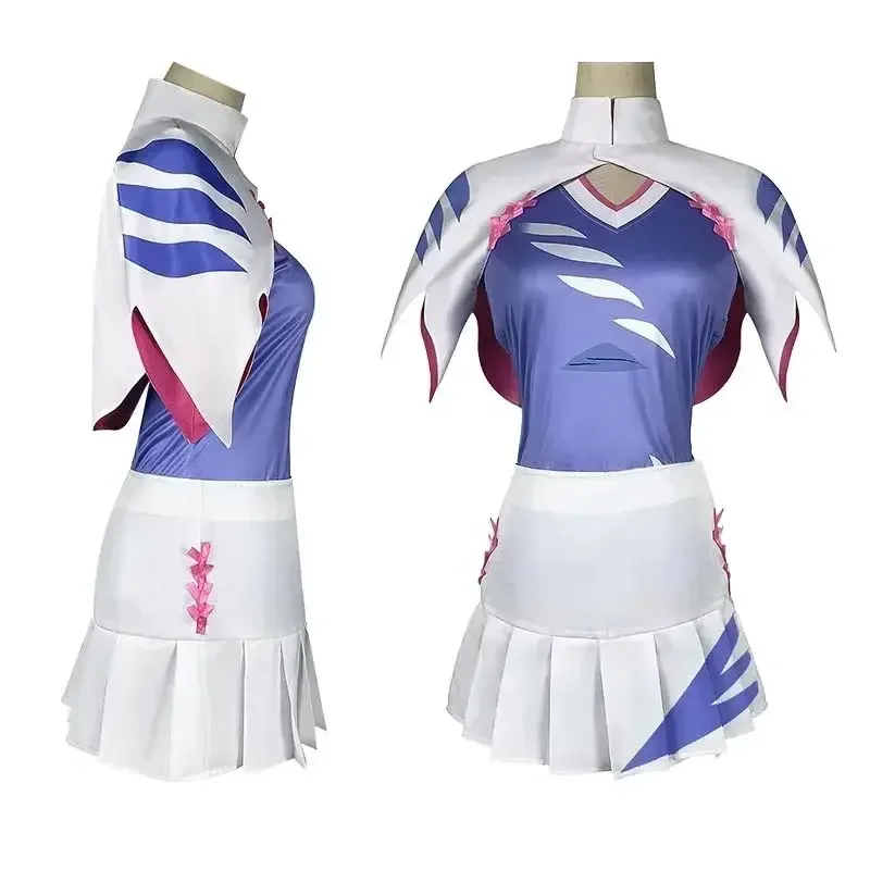 

Женский костюм для косплея с крыльями птицы для гольфа для девочек, комплект с шалью Tenka AOI для вечеринки на Хэллоуин CL2950