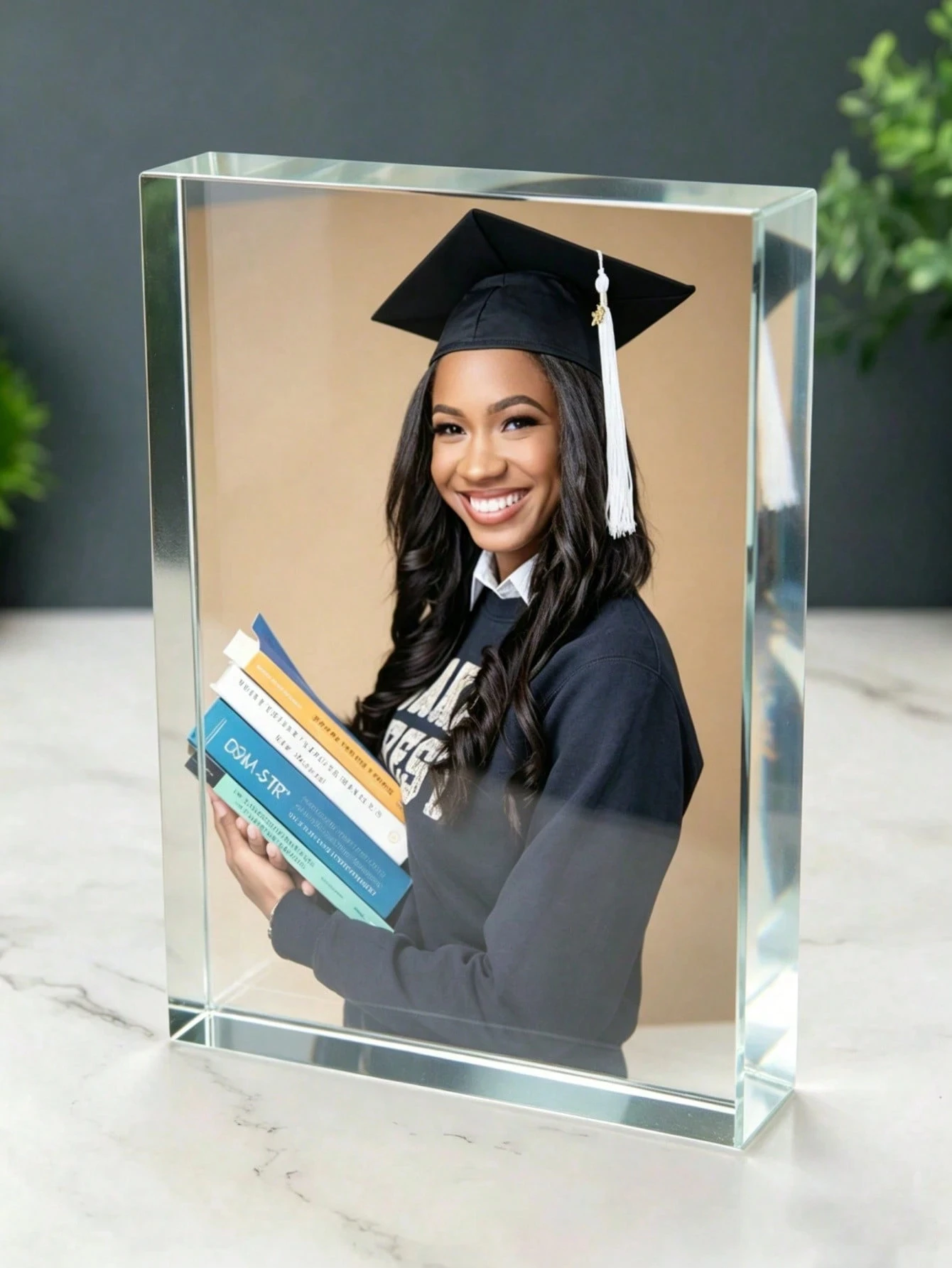Customized Acrylic Photo Brick Personalized Photo Frame Gift for Mom Ideal Wedding Present Custom Photo Album