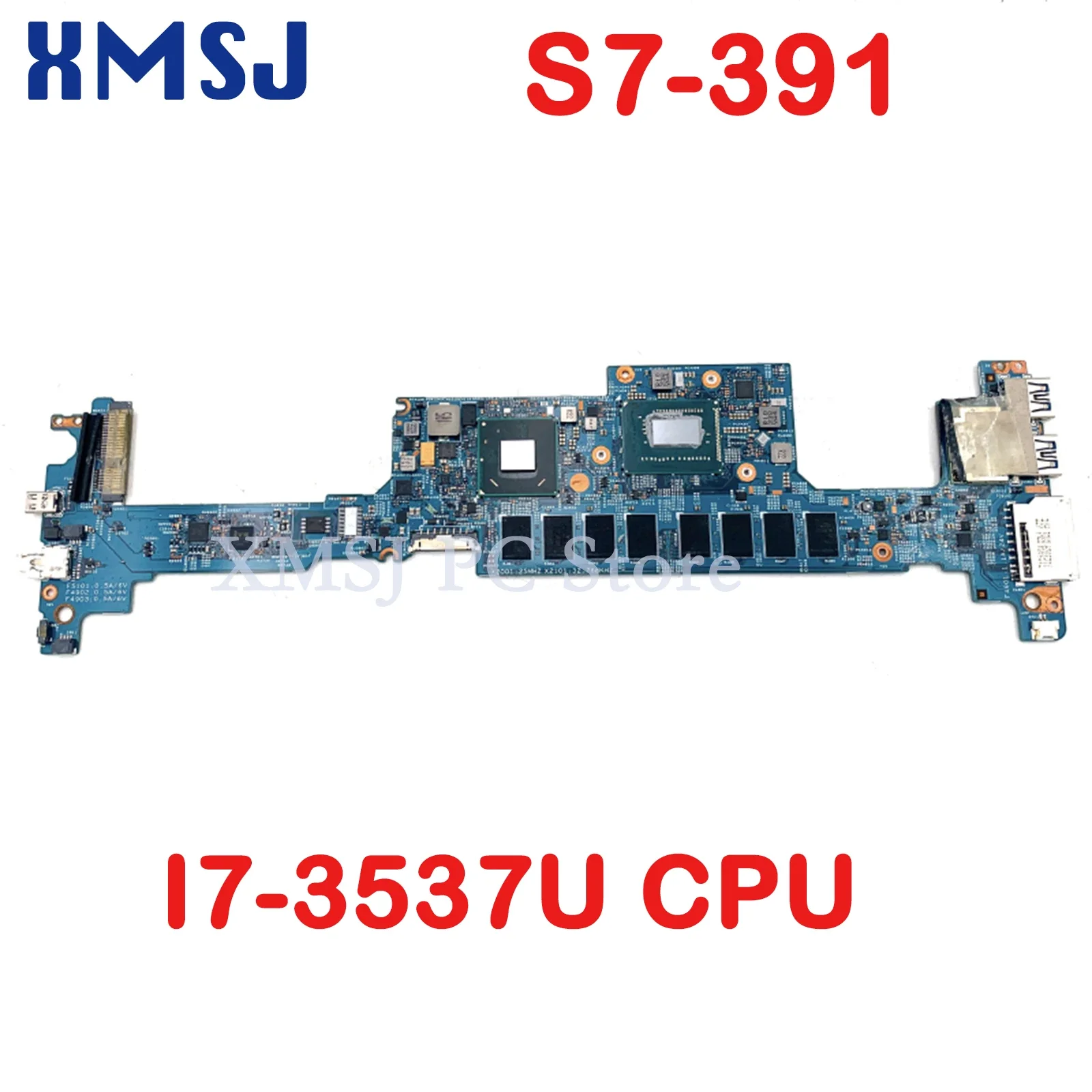 

XMSJ For ACER Aspire S7-391 Laptop Motherboard 12223-1 48.4WE05.011 NBM3E11004 NB.M3E11.004 I7-3537U CPU Main Board