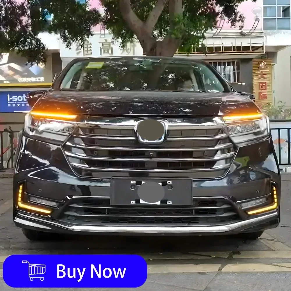 

For Honda Odyssey 2020-2024 Front Bumper Upgrade LED Dynamic Daytime Running Light Car lights Assembly Accessories Tools
