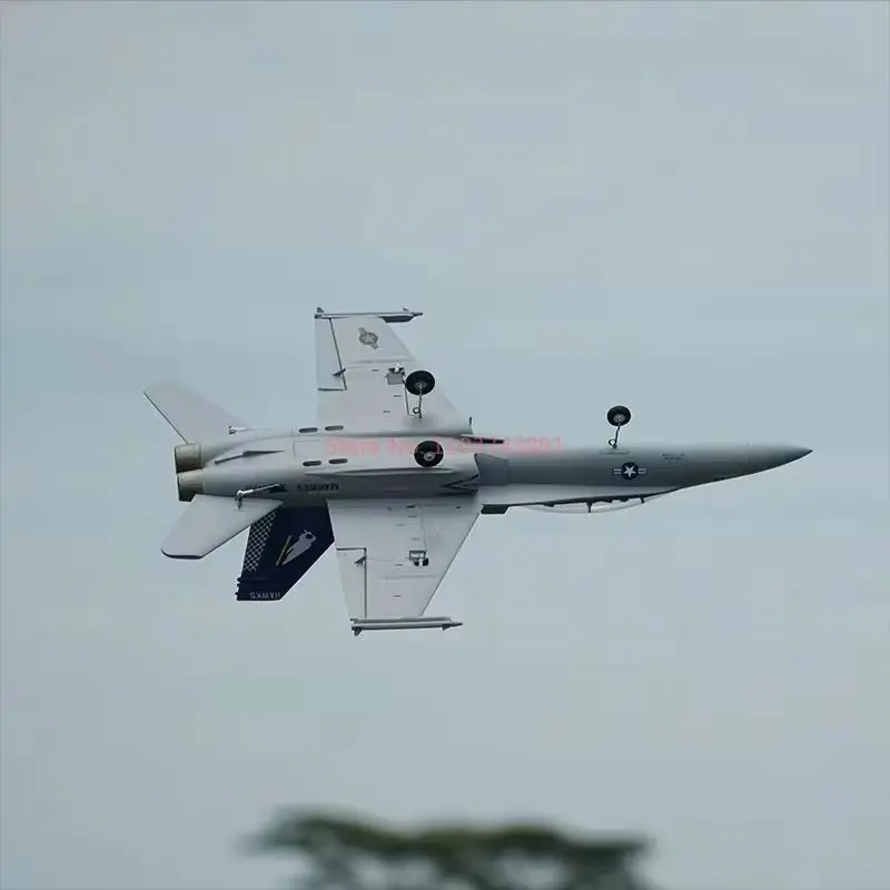 XFly Veloce Volare Doppio 40mm F-18 Hornet Canalizzato Modello di Caccia Modello Volante Giocattolo Volante Per Adulti Regalo
