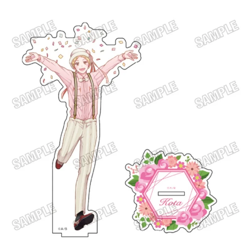 15cm Anime Kono Oto Tomare! Sounds of Life Character Badge DIY Acrylic Stand for Display Cabinet, Desktop Decoration Keychains view 6