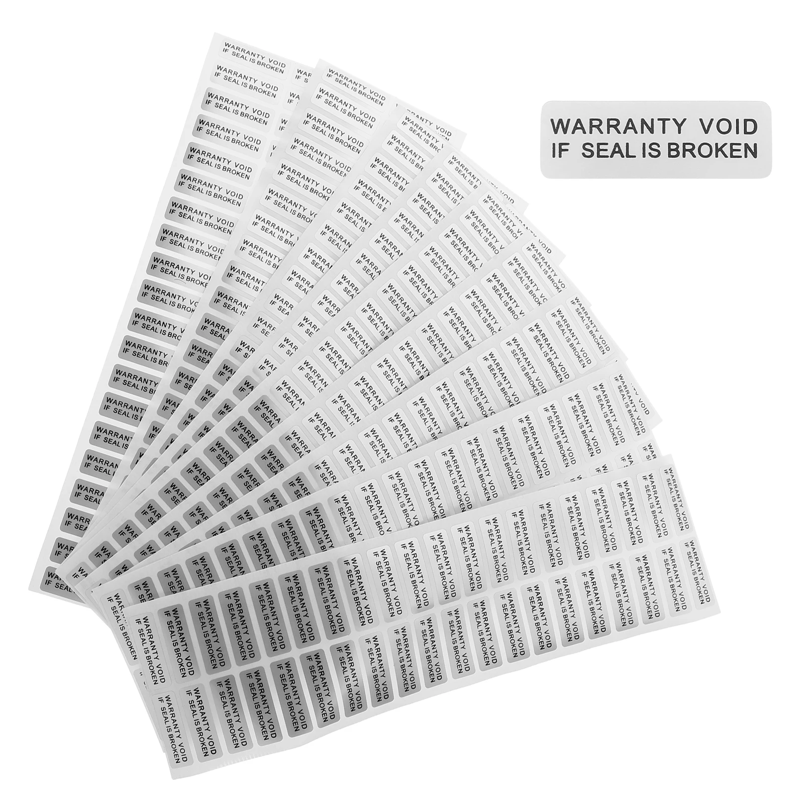 

400 Pcs Anti-counterfeiting Stickers Adhesive Labels Warning Sealing Label If Seal Broken Caution Sticker