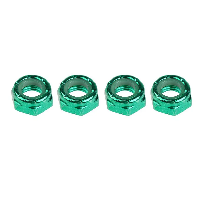 Skateboard Part Truck side Screw Nuts 4pcs Skateboard Truck Side M8 Nut Skateboard Bridge Side Nut Long Board Parts