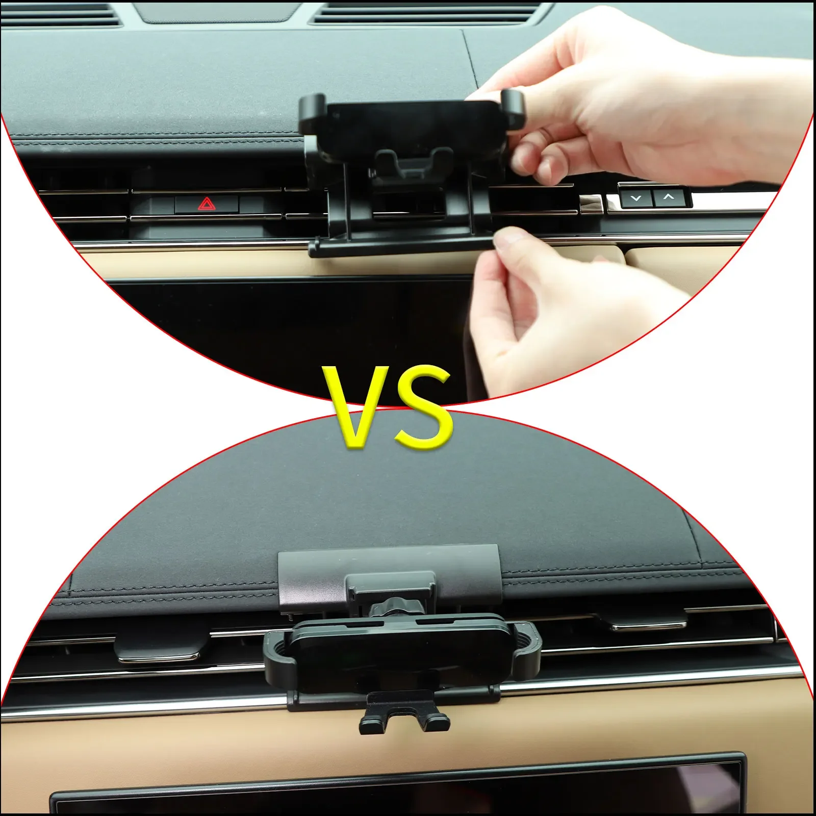 حامل هاتف محمول بمنفذ هواء للتحكم المركزي لسيارة لاند روفر رينج روفر فوغ/رياضة L460 L461 2023 + ملحقات السيارة #3