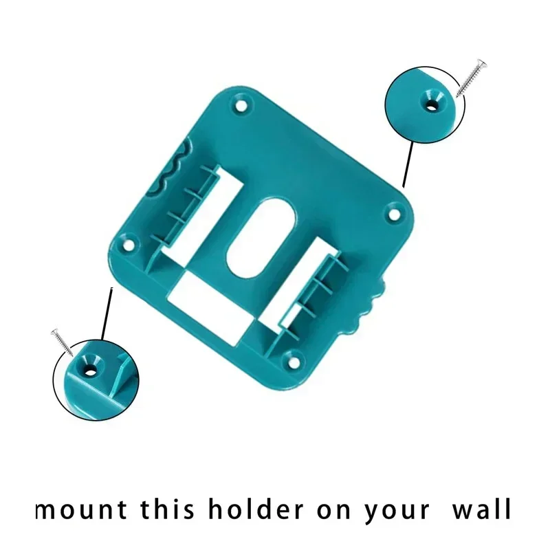 2/5/10Pcs Battery Holder Stand Mount For Makita For Dewalt For Milwaukee 18V Li-ion Battery Wall Mount Battery Dock Storage Rack