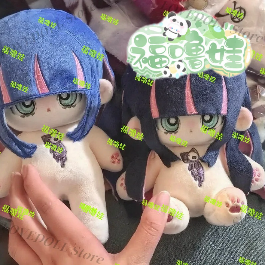 Panty & Stocking with Garterbelt Stocking Cotton Doll Plush Stuffed Body Plushies Change Clothes Toys Figures Xmas Gift 20cm