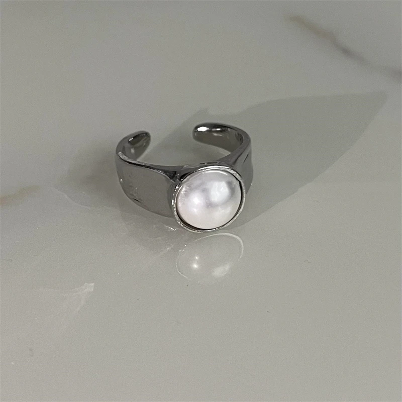 Trend Silver Color Star Rings For Women Girls Y2K Jewelry Vintage Charm Geometric Korean Fashion Accessories Gift Dropship