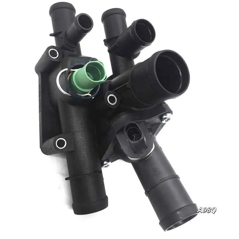 1 Buah Sensor Suhu Perumahan Termostat ABS Hitam untuk VW Golf Mk4 1.6 06A121111A /06A121513A