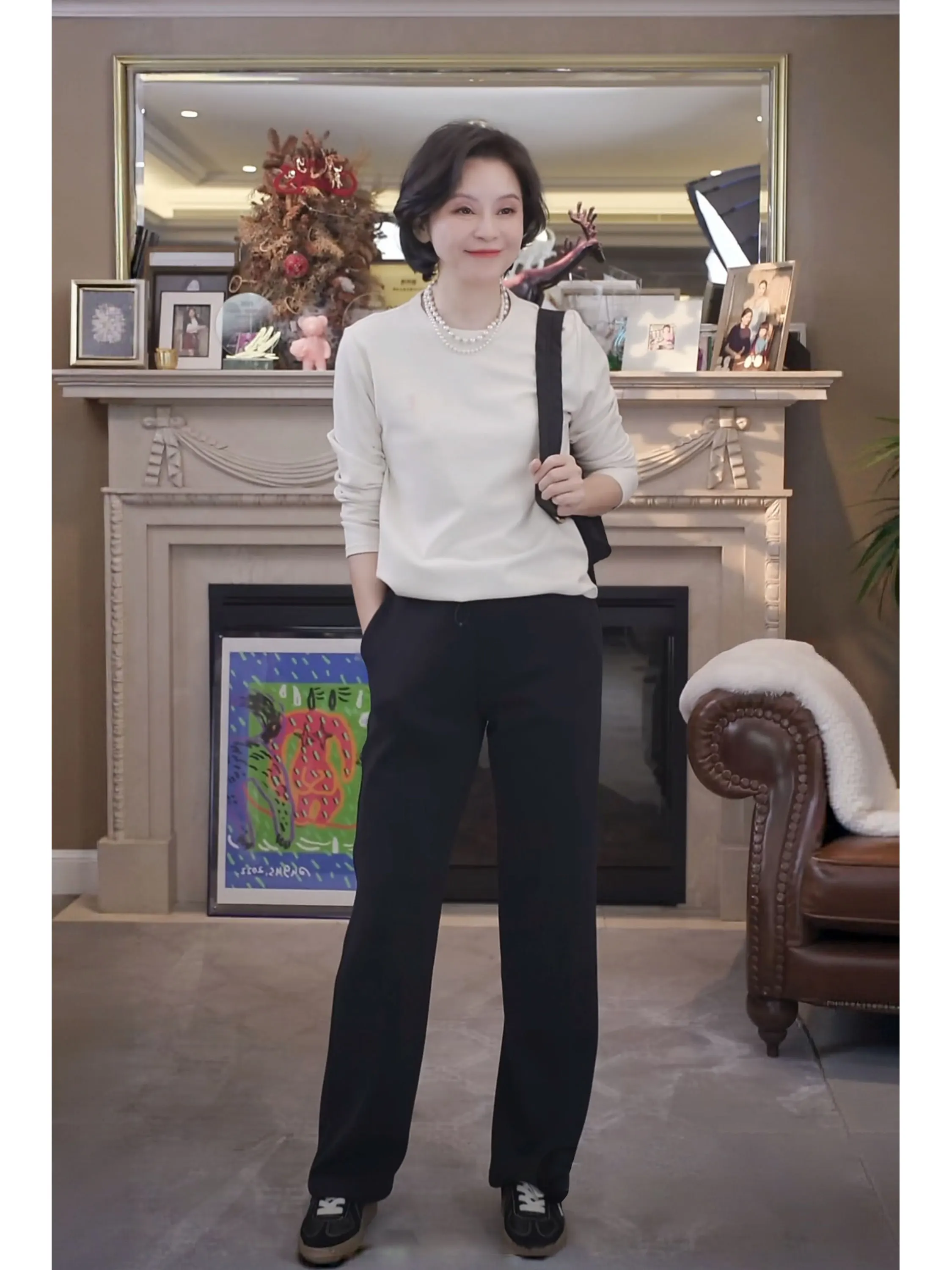 

Модная женская футболка с длинным рукавом и вышивкой, повседневный топ с круглым вырезом и надписью "Sti to My Capricorn"