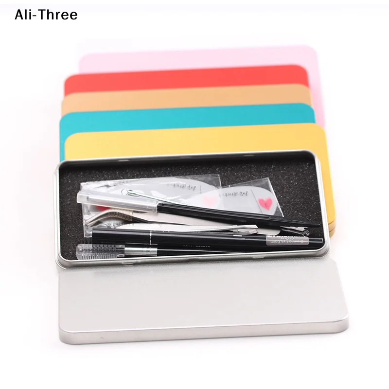 Paper Money Holder Tinplate Currency Tray Small Metal Cash Storage Box Convenient Money Protector Case Medicine Organization