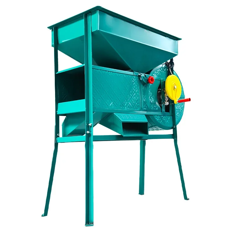 Rapeseed impurity removal and separation sieve grain household flashlight dual-purpose sorting machine agricultural windmill