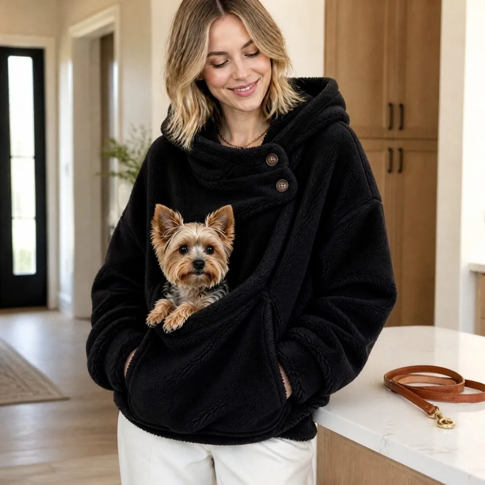 Sweat kangourou à poche pour chat – visuel produit 8