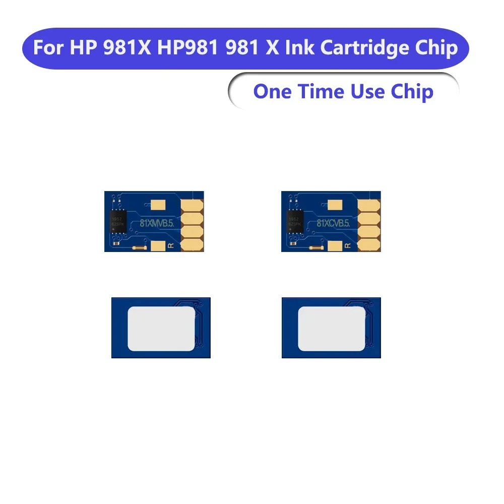 981XL 981 Chip desechable de uso único para impresora HP PageWide Enterprise 556xh/dn MFP 586dn/f/z MFP E58650dn(NA) MFP E55650(AP)