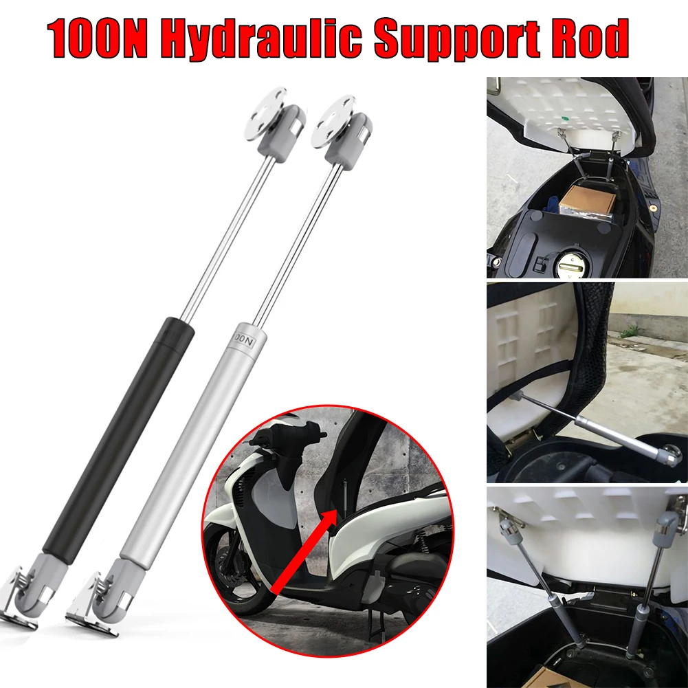 27cm Motorcycle Hydraulic Hinges Door Lift Support Universal Plunger Seat Support Rod Lifting Hydraulic Lever for Motorbike