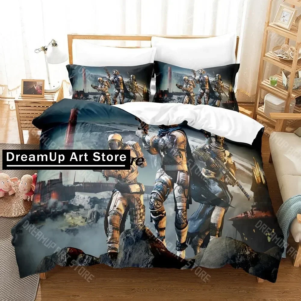 Exquisite 3D Print Destiny 2 Bedding Set Single Twin Full Queen King Size Bed Set Aldult Kid Bedroom Duvetcover Sets Anime Bed S